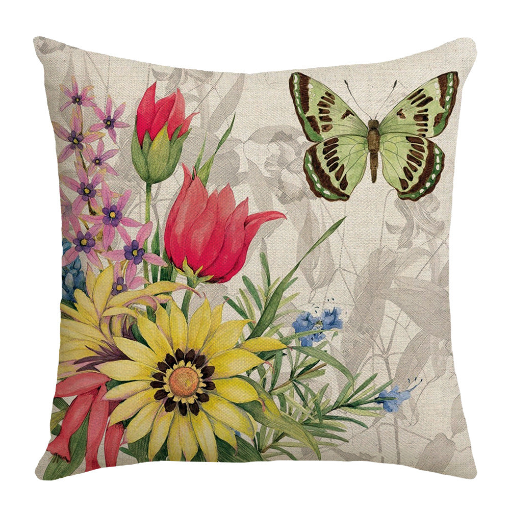 4-Piece Pillow & Pillow Cover Set for Sofa and Bedroom Decoration (45x45cm)